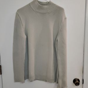 SOLD Armani Exchange mens mock turtleneck XL, bone